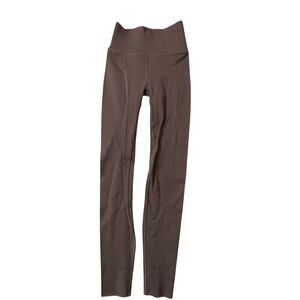 Fabletics SculptKnit High Waisted Leggings Dusty Mauve Athleisure Workout Pants